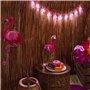 Boland 52545 Guirlande lumineuse LED Flamant rose Longueur 140 cm Type de pile 2 x AA Décoration Carnaval Fête à thème