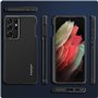 Spigen Liquid Air P Coque Compatible avec Samsung Galaxy S21 Ultra - Noir