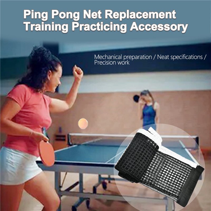 Image secondaire de OUKENS Filet de Tennis de Table, Pliable Filet d'entraînement de ping-Pong, Filet de ping-Pong rétractable, Filet de Ping Pong P