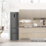 CHIQ Réfrigérateur Combiné avec 3 portes, Sans givre 282L,CID282NEIBE Double système inverter,Flux d'air multiples, Électronique