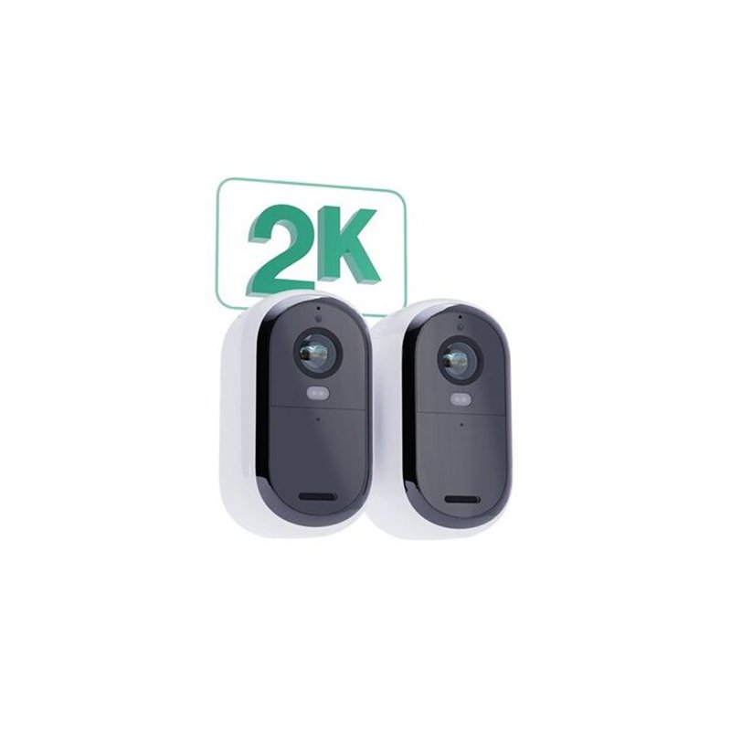 Image secondaire de Caméra de surveillance - ARLO - Essential2 2K - Vision nocturne couleur - Autonomie 6 mois - Pack de 2