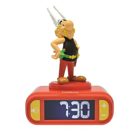 Réveil veilleuse digital LEXIBOOK - Asterix - 3D lumineux et sonore - Enfant