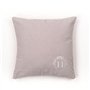 Coussin - TODAY - CHARME - Chambray x Petite broderie Berenice - 40 x 40 cm
