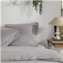 Housse de couette - TODAY - CHARME - Chambray - Gris clair Constance - 240 x 220 cm