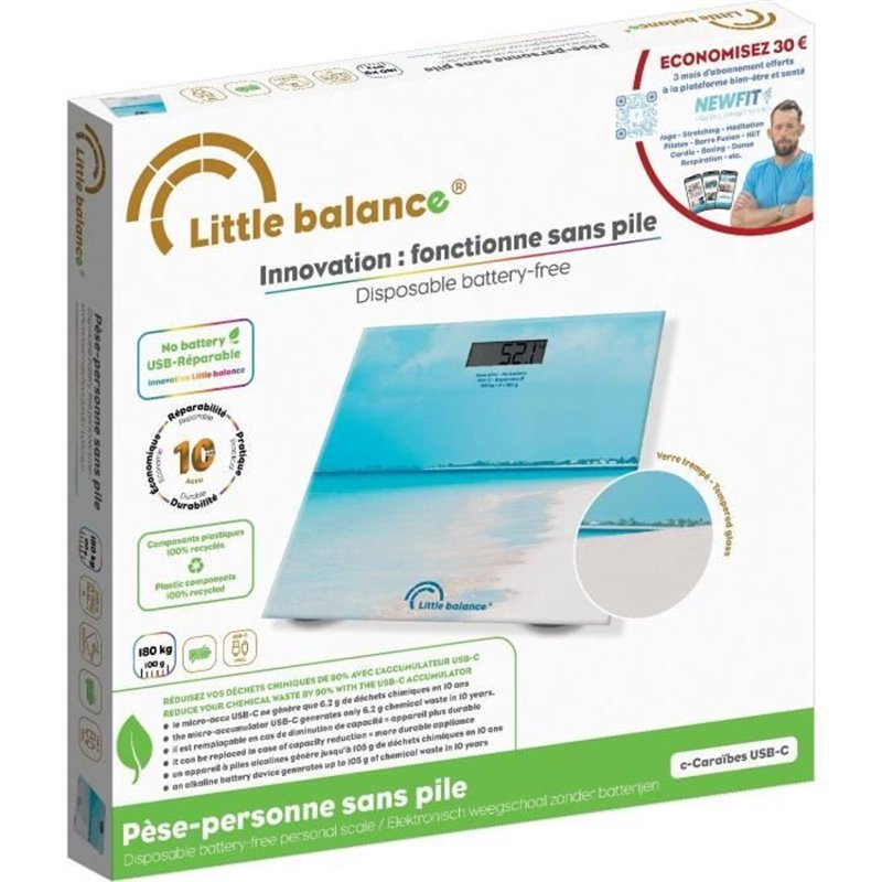 Image secondaire de Pese-personne - LITTLE BALANCE - USB-C - Caraibes
