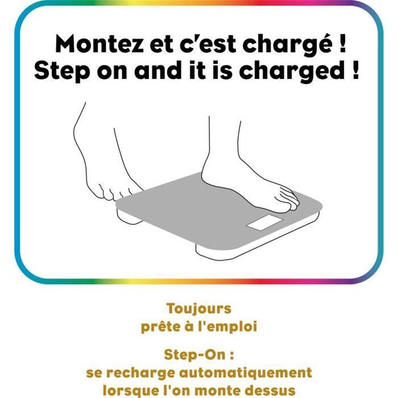 Image secondaire de Pese-personne - LITTLE BALANCE - Kinétic automatique - Bambou