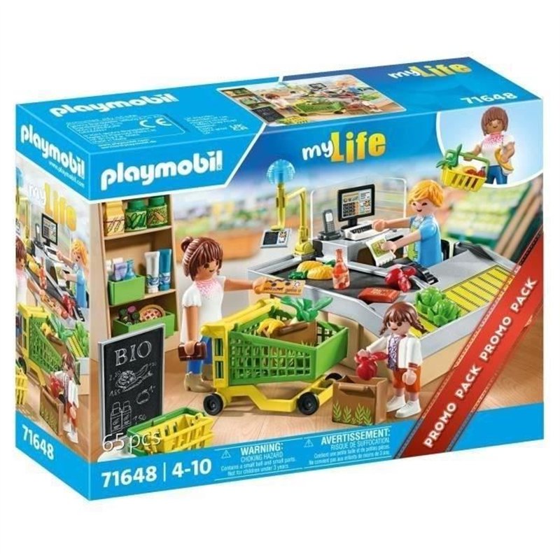 PLAYMOBIL - 71648 - Caisse supermarché