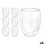 Verre d'eau Vivalto OCT-DG2061 Transparent Verre Borosilicaté 326 ml (6 Unités)