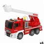 Camion de pompier son et lumière Speed & Go 26 x 14 x 9 cm (6 Unités)