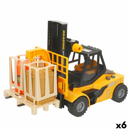 Véhicules de Chantier Colorbaby Lumière Son 26 x 14 x 10 cm (6 Unités)