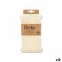 Éponge de Massage Berilo B7083-16 Blanc (12 Unités)
