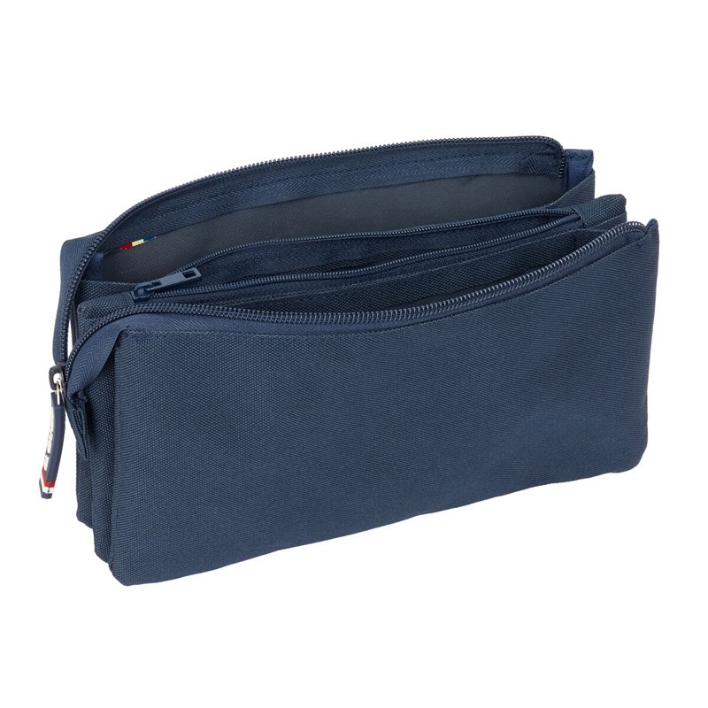 Image secondaire de Trousse Fourre-Tout Triple El Ganso Eclipse Blue marine 22 x 12 x 3 cm