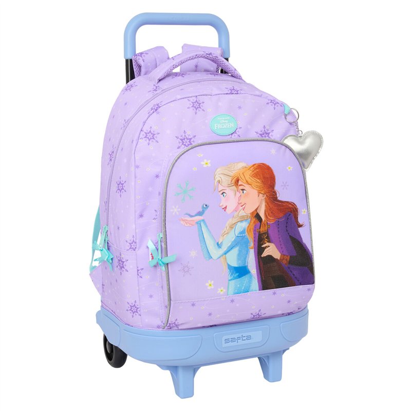 Cartable à roulettes Frozen Spirit Lila 33 x 45 x 22 cm