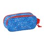 Trousse Fourre-Tout Double Spider-Man Rouge Blue marine 21 x 8 x 6 cm 3D