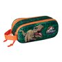 Trousse Fourre-Tout Double Jurassic World Vert foncé 21 x 8 x 6 cm 3D