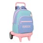 Cartable à roulettes Munich Mellow Bleu Rose Bleu ciel 33 x 45 x 22 cm