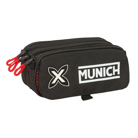 Trousse Fourre-Tout Triple Munich Vulcan Noir 21