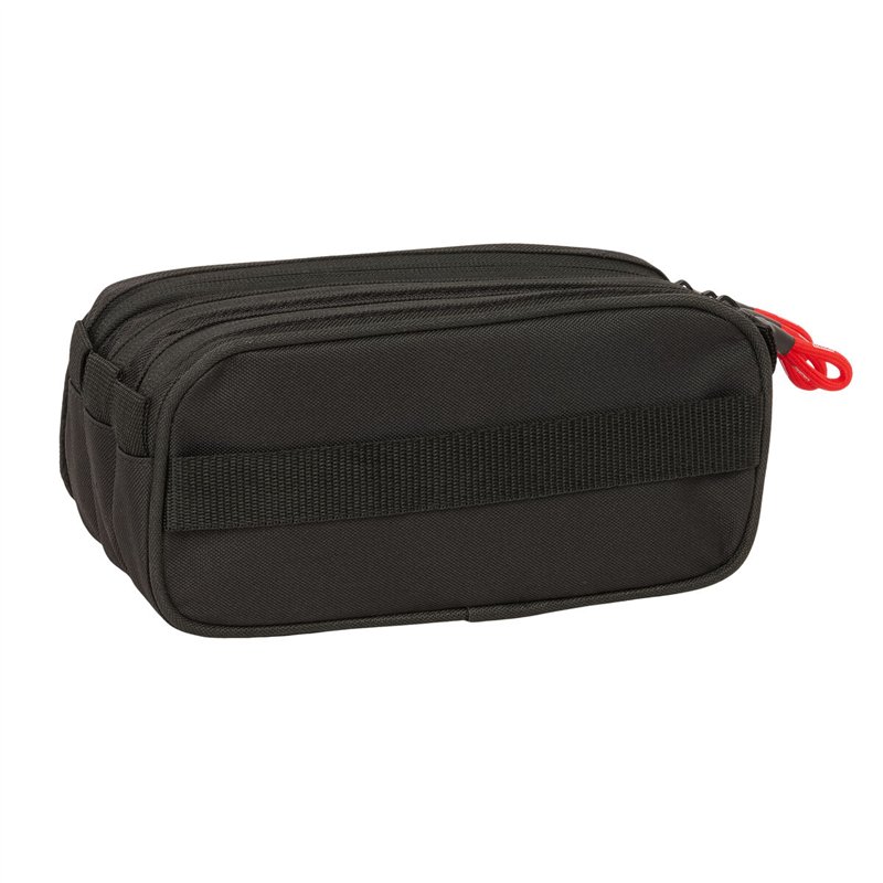 Image secondaire de Trousse Fourre-Tout Triple Munich Vulcan Noir 21,5 x 10 x 8 cm