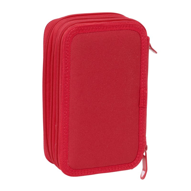 Image secondaire de Pochette à crayons triple Sevilla Fútbol Club Rouge 12,5 x 19,5 x 5,5 cm 37 Pièces