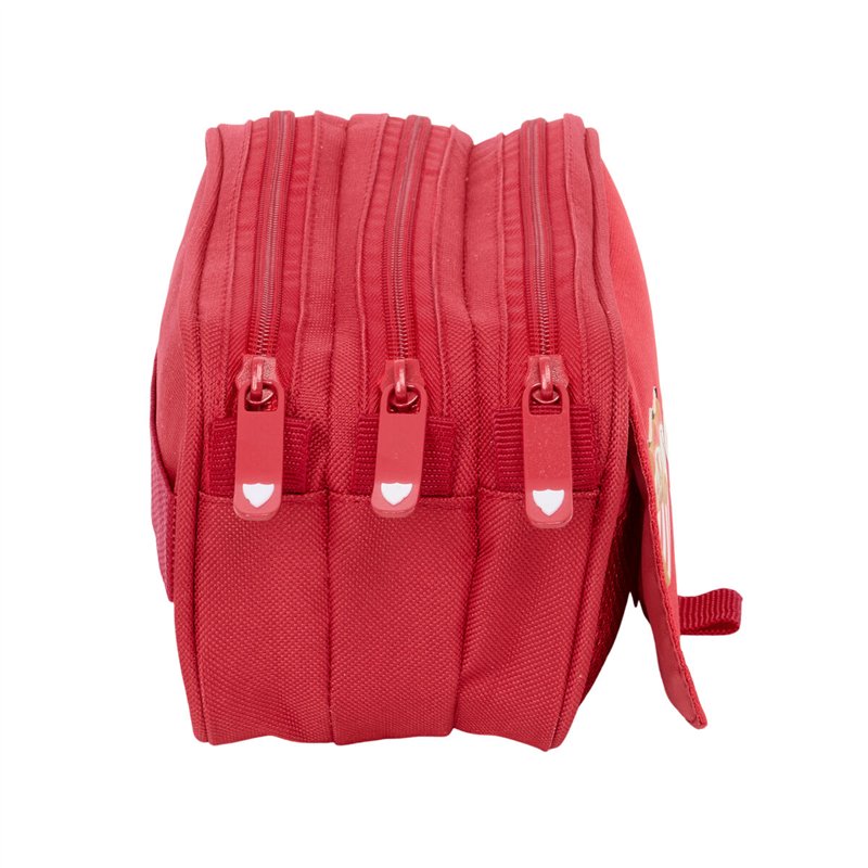 Image secondaire de Trousse Fourre-Tout Triple Sevilla Fútbol Club Rouge 21,5 x 10 x 8 cm
