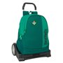 Cartable à roulettes Real Betis Balompié Vert 32 x 43 x 14 cm