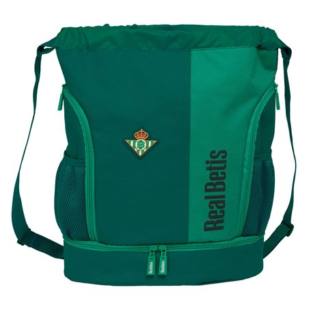 Sac à dos serré par des ficelles Real Betis Balompié Vert 35 x 40 x 1 cm