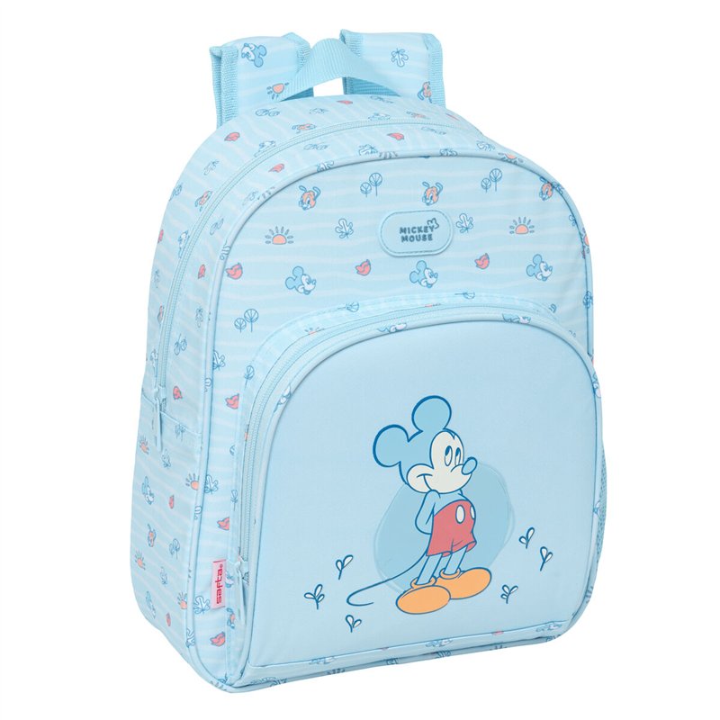 Sac à dos enfant Mickey Mouse Clubhouse Baby Bleu clair 28 x 34 x 10 cm