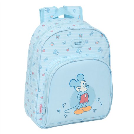 Sac à dos enfant Mickey Mouse Clubhouse Baby Bleu clair 28 x 34 x 10 cm