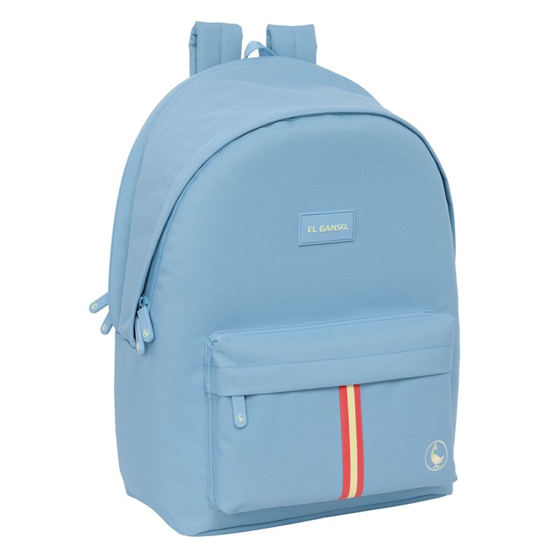 Sac à Dos pour Portable et Tablette avec Sortie USB El Ganso Basics Bleu