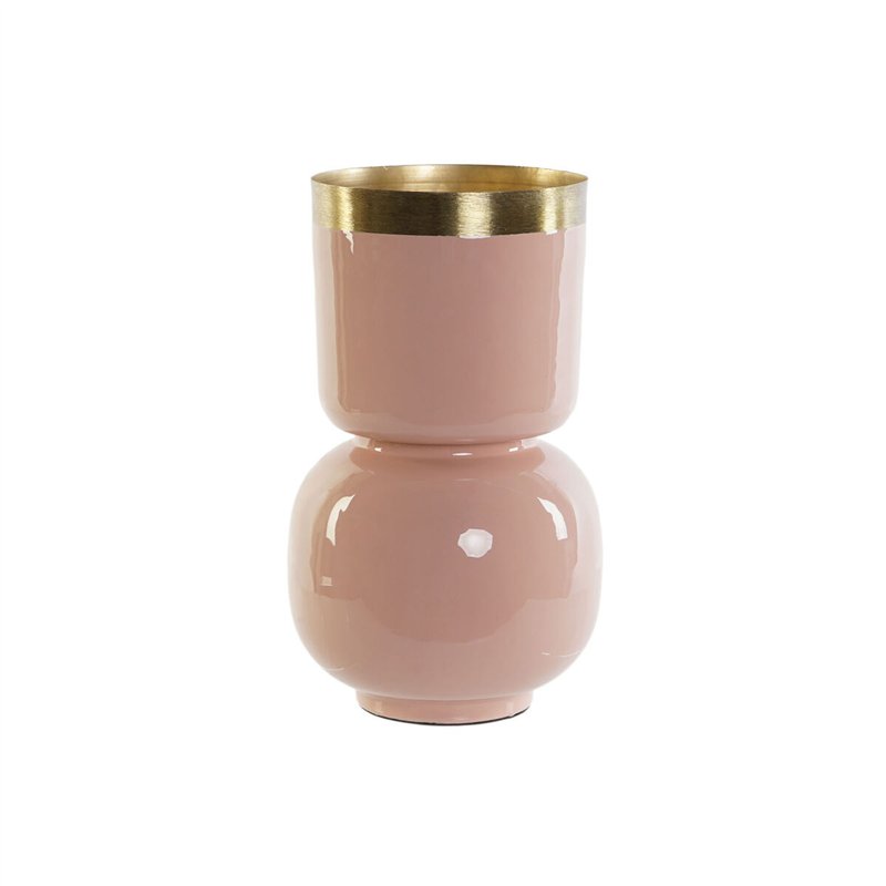 Image secondaire de Vase DKD Home Decor Vert Doré Corail Fer Laqué 18 x 18 x 31 cm (2 Unités)