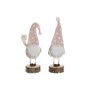 Décorations de Noël DKD Home Decor Naturel Rose clair Gnome 10 x 8 x 23