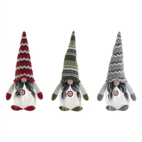 Décorations de Noël DKD Home Decor Multicouleur 17 x 12 x 37 cm (3 Unités)