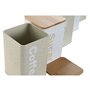 Boîte Home ESPRIT Beige Gris (2 Unités) (6 Unités)