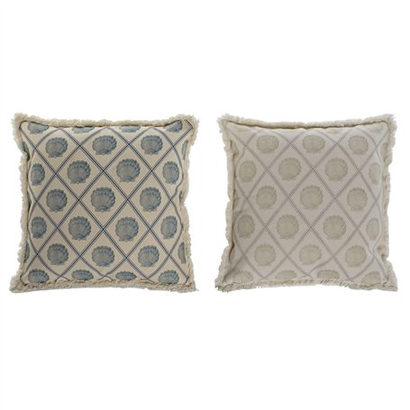 Coussin Home ESPRIT Bleu Beige 45 x 10 x 45 cm (2 Unités)