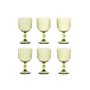 Set de Verres Home ESPRIT Vert Verre 380 ml (6 Unités)