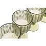 Set de Verres Home ESPRIT Vert Verre 380 ml (6 Unités)