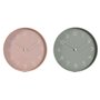 Horloge Murale Home ESPRIT Menthe PVC 30 x 4 x 30 cm (2 Unités)