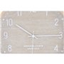 Horloge Murale Home ESPRIT Beige Gris PVC 30 x 4 x 30 cm (2 Unités)