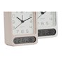 Horloge de table Home ESPRIT Blanc (2 Unités)