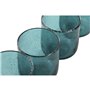 Set de Verres Home ESPRIT Turquoise Verre 320 ml (6 Unités)