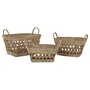 Set de basket Home ESPRIT Naturel Herbier marin Tropical (3 Pièces)
