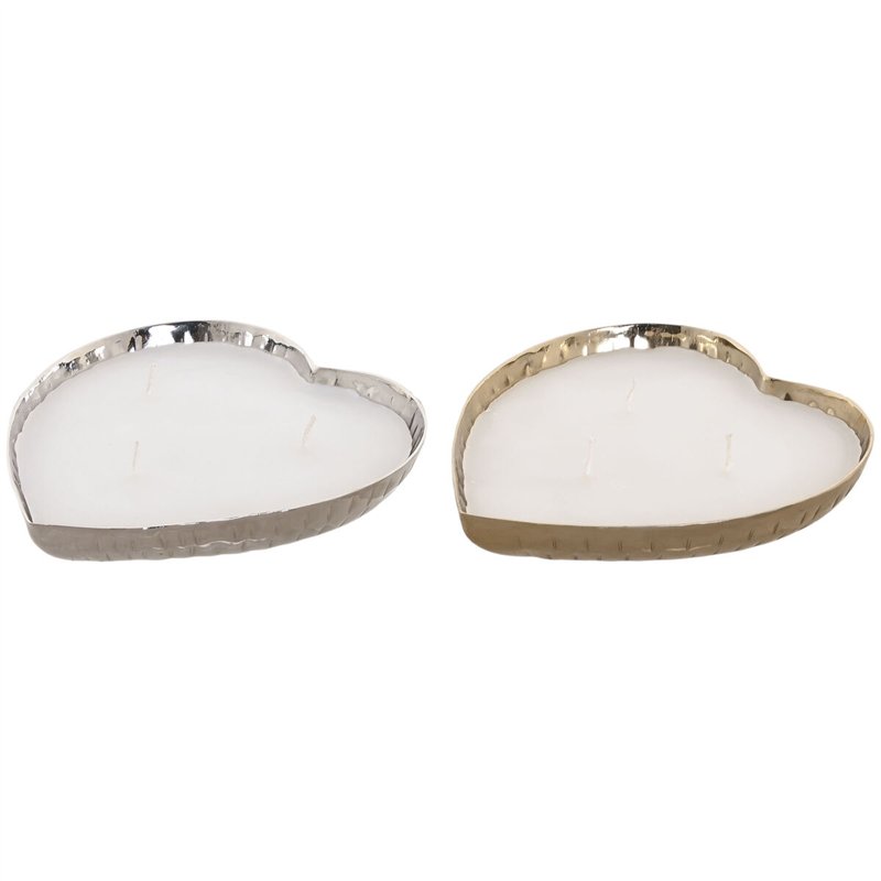 Bougie Parfumée Home ESPRIT Moderne Coeur 320 g (2 Unités)