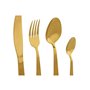 Couverts Home ESPRIT Doré Acier inoxydable 15 x 7 x 24 cm 16 Pièces