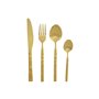 Couverts Home ESPRIT Doré Acier inoxydable 15 x 7 x 24 cm 16 Pièces