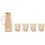 Ensemble de verres avec bouteille Home ESPRIT Ambre Verre Borosilicaté 1