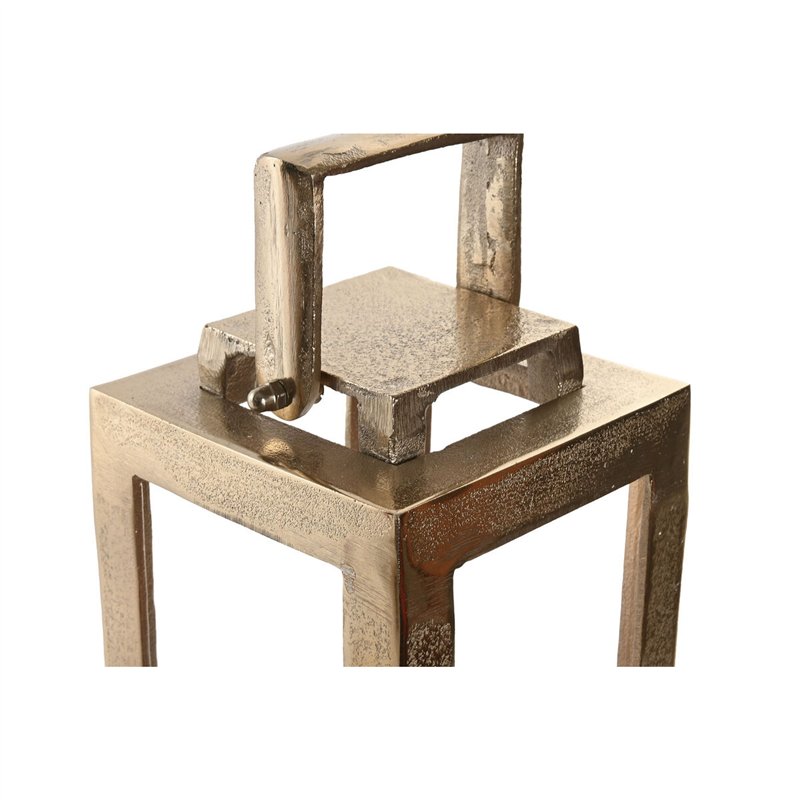 Image secondaire de Lanterne Home ESPRIT Doré Aluminium Verre Moderne 15 x 15 x 59 cm