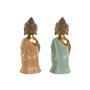 Figurine Décorative Home ESPRIT Vert Rose Buda Oriental 10 x 8 x 24 cm (2 Unités)