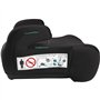 Siege réhausseur auto - BBGO - Kissyrider - 6 a 12 ans - I-SIZE 125-150 cm - Ceinturé - Noir - Déhoussable et lavable