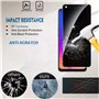LYPHPE [2 Pièces] Anti-Espion Verre Trempé pour Oppo A94 5G, Protecteur D'écran de Confidentialité, 9H Dureté Film Protecteur Vi