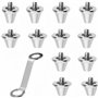 12 crampons de rechange pour chaussures de football robustes en aluminium avec clé à taquet pour entraînement optimal et rugby
